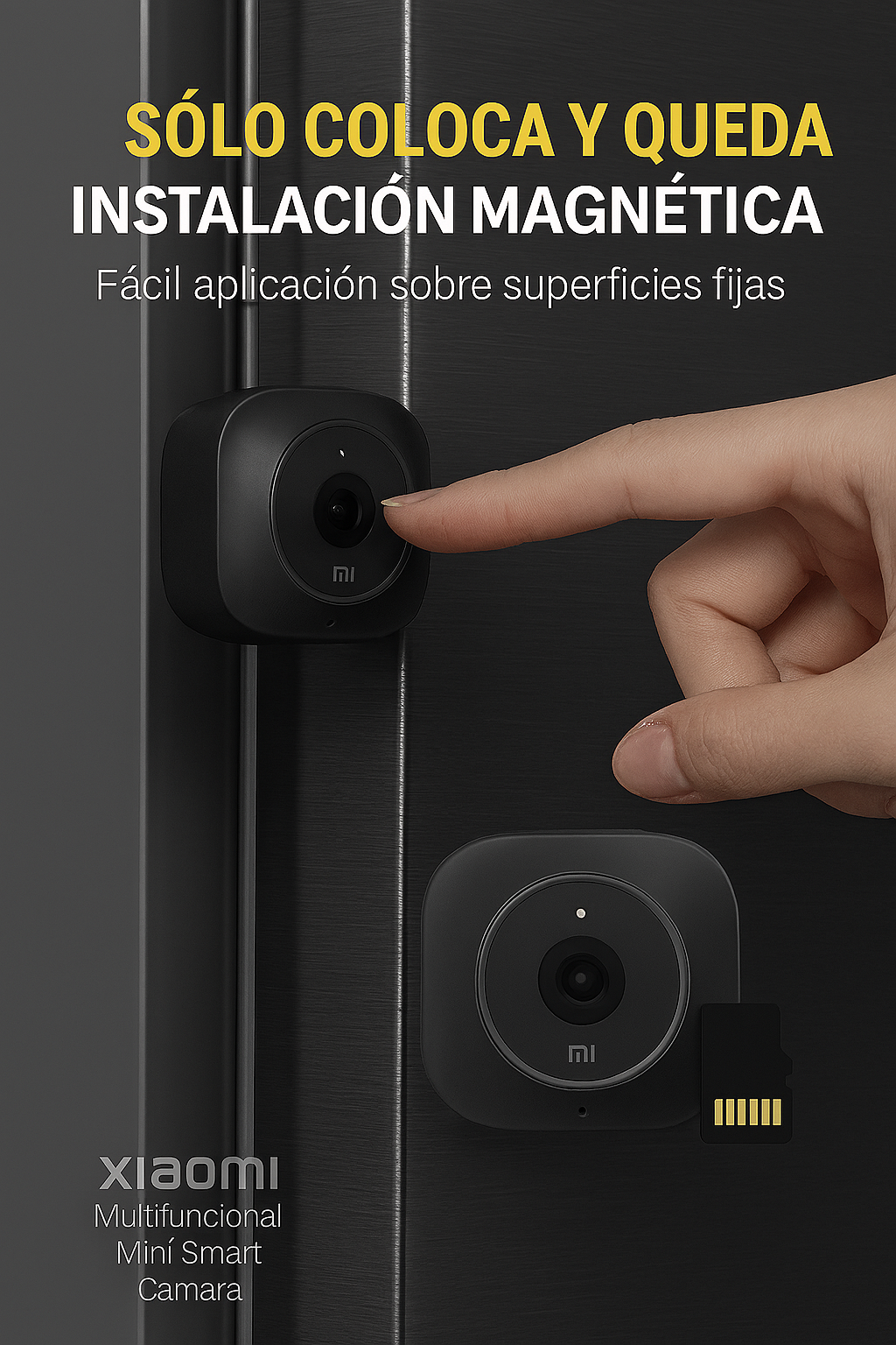 Xiaomi MIJIA 4K Mini cámara de seguridad a todo Color visión nocturna Monitor WiFi de alta definición impermeable detección de movimiento vigilancia