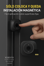 Xiaomi MIJIA 4K Mini cámara de seguridad a todo Color visión nocturna Monitor WiFi de alta definición impermeable detección de movimiento vigilancia