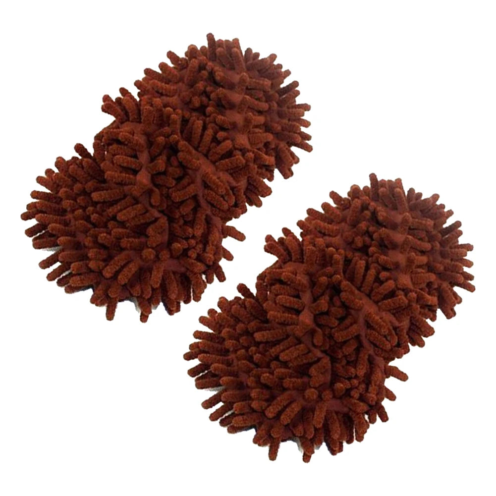 Pantuflas limpiadoras atrapapolvo – cubrezapatos tipo mopa para limpieza rápida en seco