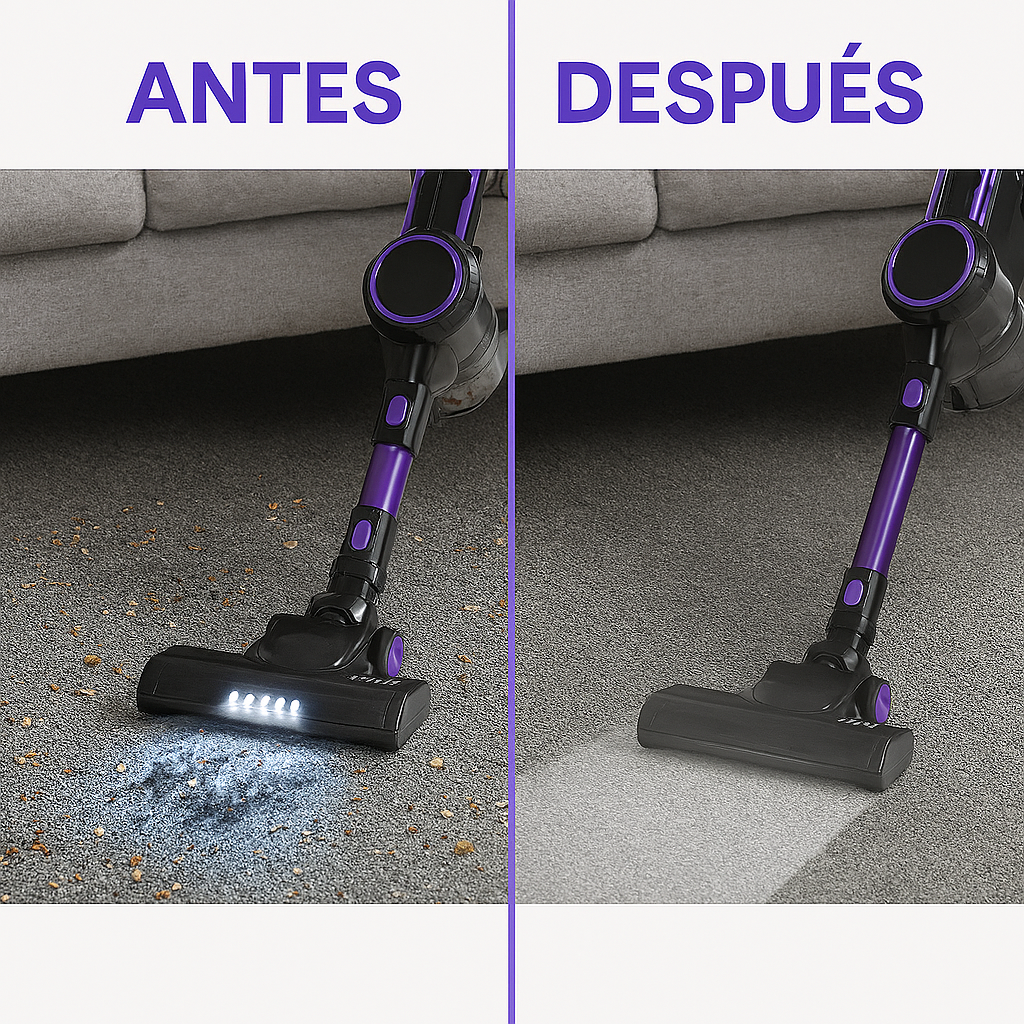 Aspirador Portátil Sin Cable FixtFixer – Potencia ciclónica, limpieza total